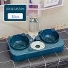 Buy cheap Pet Double Bowl Anti-Wet Mouth Neck Guard Dog Food Bowl Multi-Purpose Automatic Drinking Bowl from wholesalers