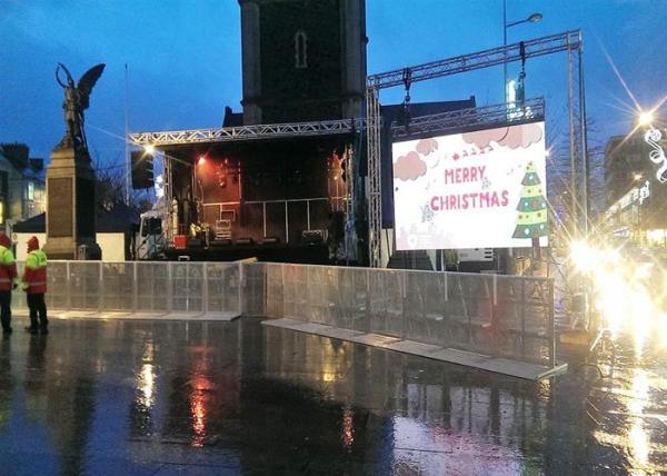 Buy cheap Waterproof Outdoor LED Screen Rental Full Color P10 5500 Nits For Advertising from wholesalers