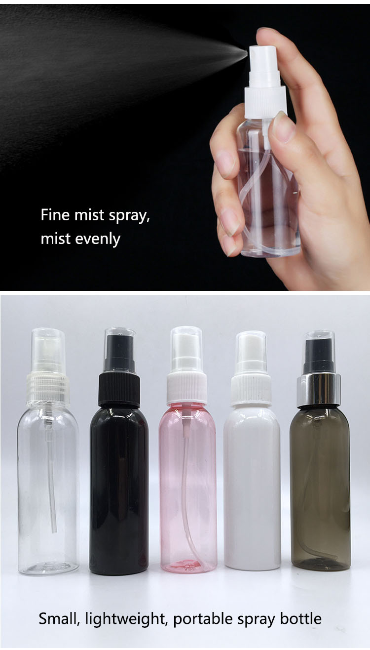 Refillable Spray Bottle With Flip Cap Eco Friendly Transparent Customized