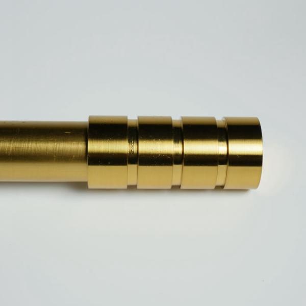 Buy cheap 28mm Modern No Drilling Plating Copper Curtain Finials from wholesalers