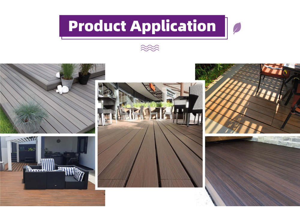 Outdoor Garden Patio Swimming Pool Wood Composite Decking Floor