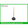 Buy cheap 37CM Bathroom Cleaning Accessories Long Handled Toilet Plunger With Wooden Handle from wholesalers