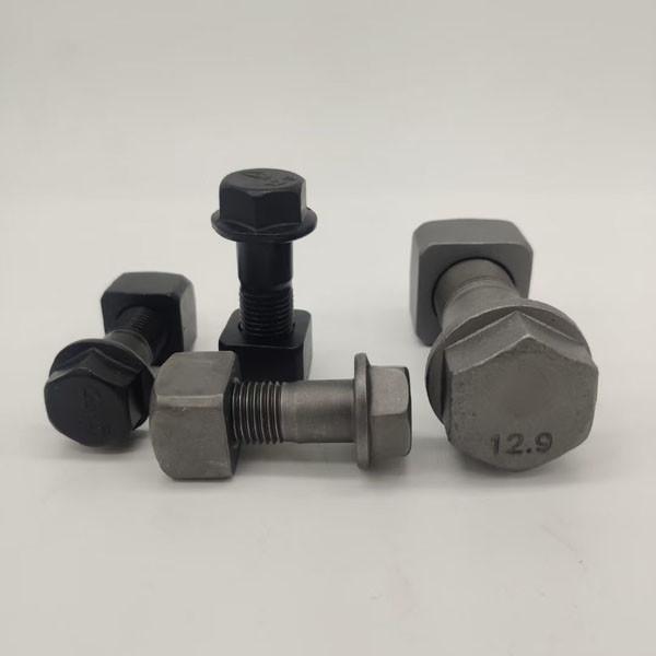 Buy cheap High Strength Excavator Track Bolt And Nut Screws 40Cr from wholesalers
