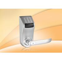 Buy cheap Silver / Golden Low Voltage Alarm Fingerprint Door Lock 10 Groups Transaction product