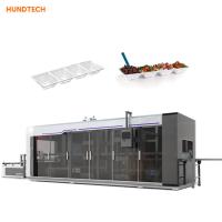 Buy cheap 120mm Three Stations Tray Forming Machine HIPS Vacuum Forming Machine product