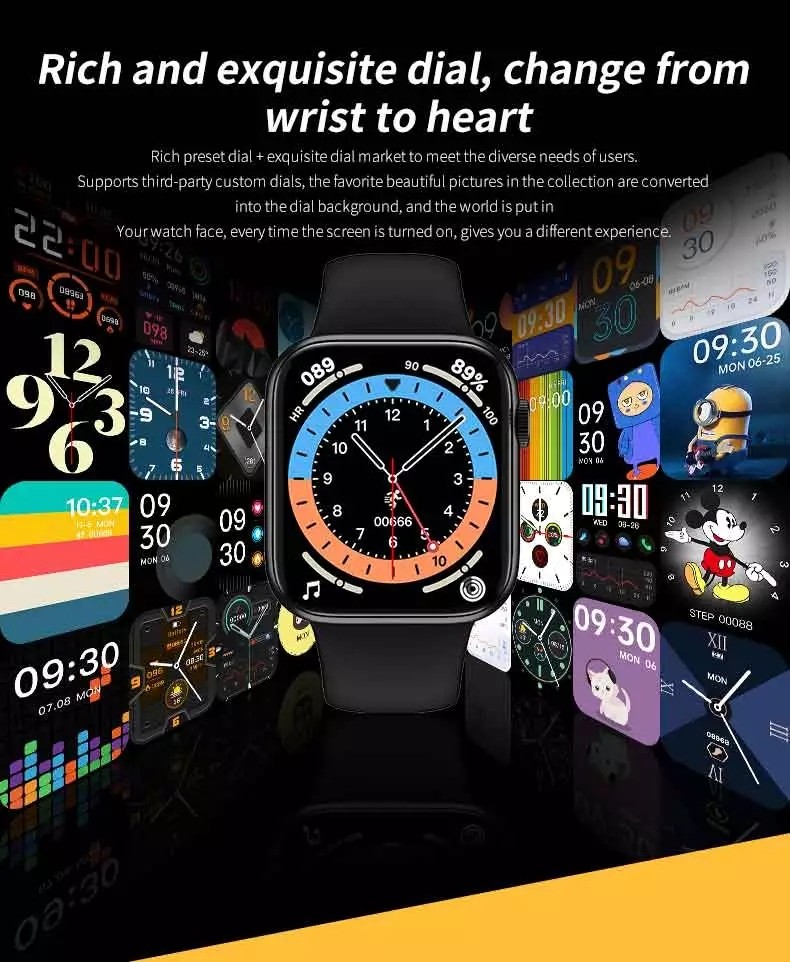 2hrs Charging 44mm Bluetooth Calling Smartwatch 320*385 Screen 250mAh