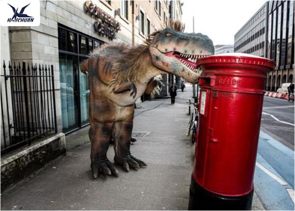Buy cheap Christmas Real Life Dinosaur Costume 350 Cm * 60 Cm * 180 Cm For Advertising Campagin from wholesalers