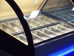 Electric Gelato Display Case , Single Temperature Commercial Display Freezer