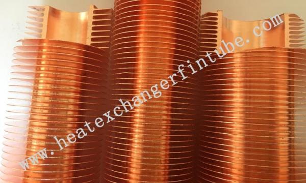 Buy cheap B111 C12200 OD 1'' Tube Carbon Steel / Copper Extruded Finned Tubes from wholesalers