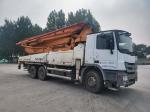 Mercedes Benz Used in 2014 Zoomlion Orange 47M Concrete Pump Truck with Concrete