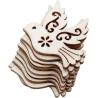 Buy cheap Laser Cut Wood Embellishment Hollow Out Wooden Leaves Bird Shape Ornament Wood Discs Unfinished for Arts Crafts DIY Decoration from wholesalers