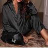 Buy cheap Luxury 2 Piece Set Sleepwear Girl Long 100% Silk Pyjama Satin Washable For Women from wholesalers
