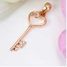 Buy cheap 18K Rose Gold White Gold Yellow Gold Key Pendant with Diamonds (GDN014) from wholesalers