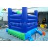 Buy cheap Home / Commercial Blue PVC Bouncy Castles Inflatable , Blow up Jumping Castles for Kids from wholesalers