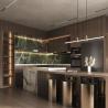 Buy cheap Modern Villa Style Interior Smart Kitchen Cabinets Melamine Wall Cabinet Complete Luxury Kitchen Cabinets Set from wholesalers
