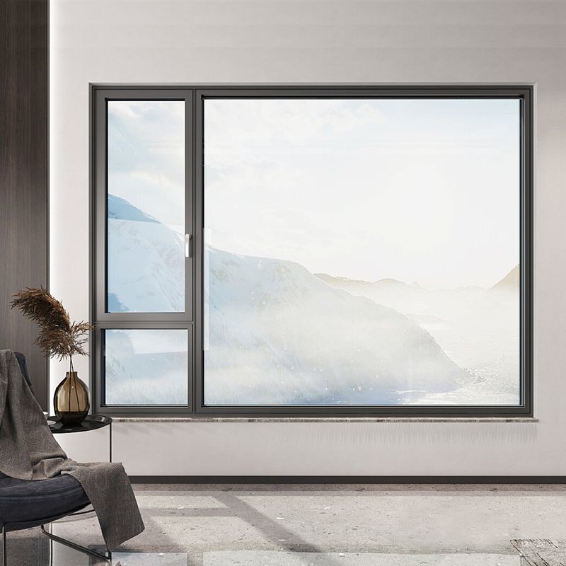 Multi Point Soundproof Sliding Aluminum Window Custom Heat Insulation