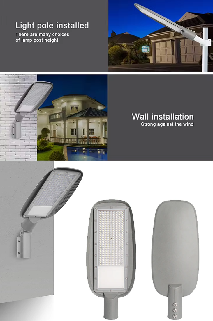 Street Lighting Pole Street Lights Outdoor Waterproof Aluminum Integrated Smart Led Street Lighting