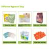 Buy cheap Aluminum foil clear window bag face mask packaging pouch with zipper from wholesalers