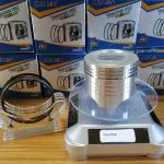 TVS100 Motorcycle Engine TVS Piston 0.074kg Aluminum Alloy Wear Resistant
