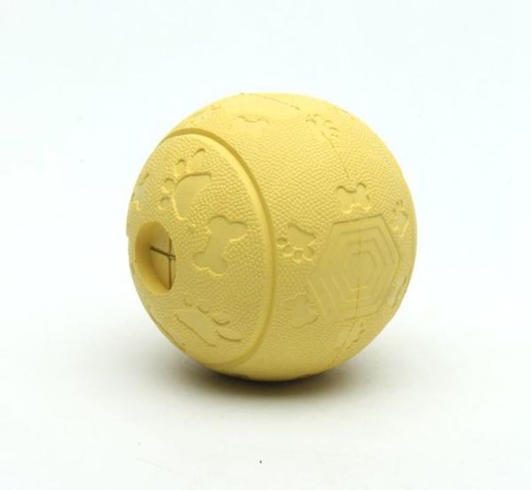 Buy cheap Round Rubber Chew Toys Commercial Dog Treat Ball Dispenser Eco - Friendly from wholesalers