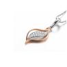 Buy cheap White Rose Gold Two Tone Classic Pendant Necklace for Women Gift (GDN009) from wholesalers