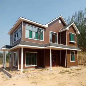 China Light Steel Frame Structure Prefab House Villa Free Design Quick Assembly on sale