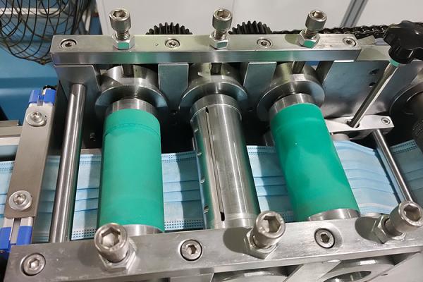 Buy cheap Aluminium Alloy Disposable Mask Making Machine , Nonwoven Mask Making Equipment from wholesalers