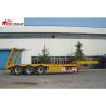Buy cheap Hydraulic Semi Low Loader Trailer , Reinforced Lowboy Heavy Equipment Trailers from wholesalers