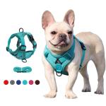 Polyester Reflective Pet Vest 1.5m Traction Leash Blue Dog Harness