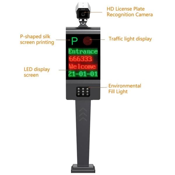 Parking barrier gate License plate recognition system Parking access control