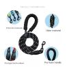 Buy cheap 1.5m Pet Reflective Rope Leather Nylon Dog Cat Running Leash from wholesalers