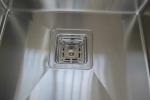 304 Stainless Steel Handmade Square Hole Double Bowl American Style Undermount