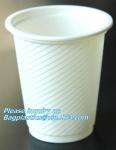 FDA Paper Cup Biodegradable Disposable Sugarcane Bagasse Coffee Cup,100%