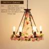 Buy cheap Large leaves chandelier green light fixture in foyer shopping mall bohemian modern loft chandelier(WH-VP-154) from wholesalers