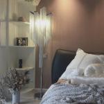 Modern Floor Lamp For Living Room Bedroom Tassel Aluminum Stream Floor Lamp(WH