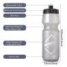 Buy cheap 750 Milliliters Polypropylene Squeeze Cycling Squeeze Bottle For Bike from wholesalers