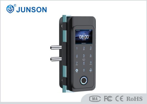 Buy cheap 500DPI finger scanner door lock FCC Steel Bolt Remote Control from wholesalers