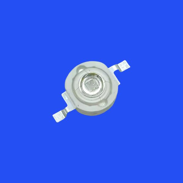 Buy cheap 405nm High Power LED Diode Clear Convex Lens 140 deg 3W UV LED from wholesalers