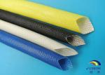 Electrical AC Motor F Class Acrylic Fiberglass Sleeving , Flexible Fiber Glass