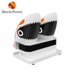 Theme Park 9D VR Egg Chair Simulator VR Shark Motion Cinema 2 Seats