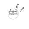 Buy cheap Round Pendant Light Aluminum Led Profile For Office Lighting from wholesalers