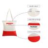 Buy cheap Fashion Leather Canvas Bag Zipper Bag For Shopping from wholesalers