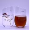 Buy cheap Bevel Oblique Edge Stemless Crystal Wine Glass With Angle Top from wholesalers