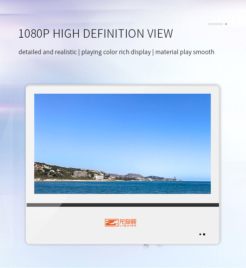 32 55 65 Inch Wall Mounted Advertising Display For Elevator