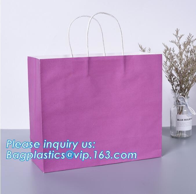 Elegant Embossed For Presents Clothing Wedding Birthday Bridal Baby Shower Paper Gift Bags Modern Fancy Cute Paper Premi
