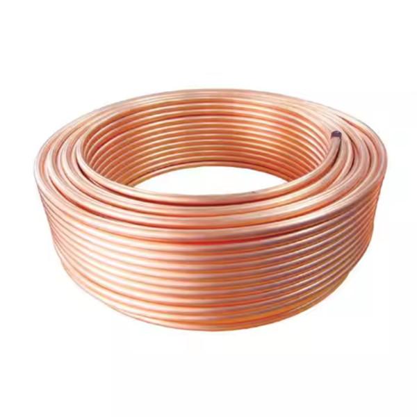 Buy cheap Seamless Copper Round Pipe 1/2"-4" OD Corrosion Resistant For HVAC / Plumbing from wholesalers