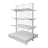 Buy cheap Grid Panel Wire Metal Retail Store Display Shelves For Supermarket Gondola Store Shelf from wholesalers