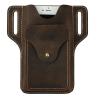 Buy cheap Men'S Vintage Cowhide Leather Running Belt Pouch For Mobile from wholesalers