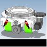 Buy cheap ZL-484 10T Heavy Duty AGV Drive Unit DC/AC Motor Wheel Assembly from wholesalers