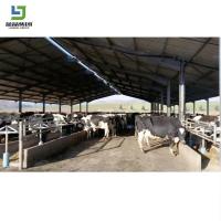 Buy cheap Prefabricated Cattle Goat House Steel Structure Dairy Farm Building Cow Barn product